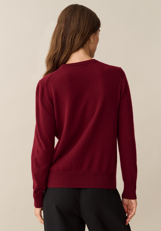 Scarlet Cashmere Sweater