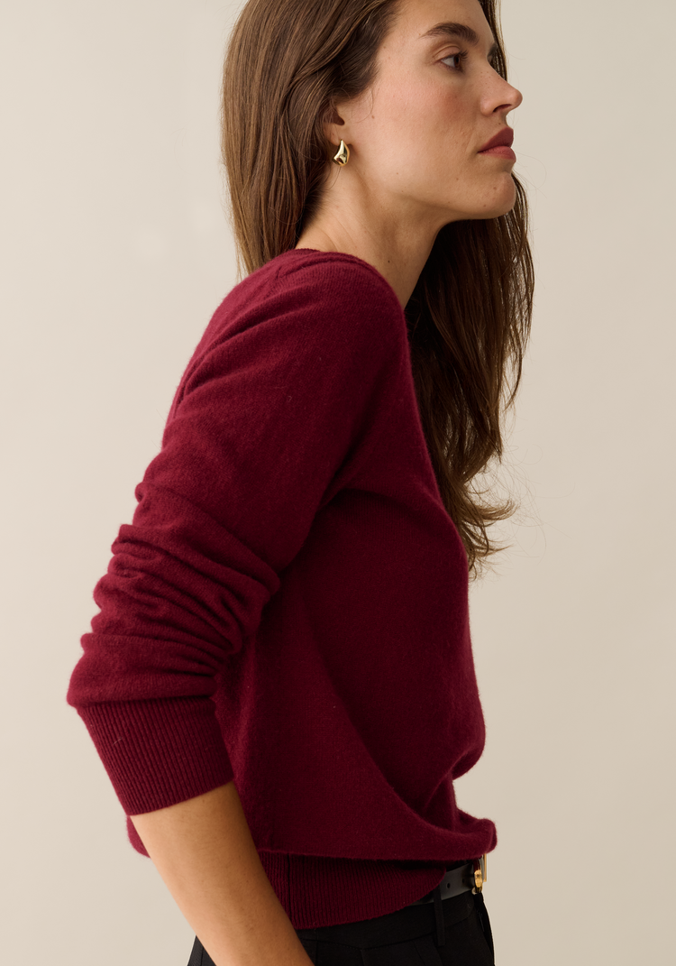 Scarlet Cashmere Sweater