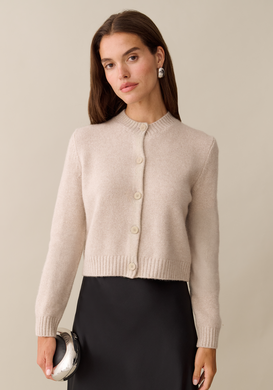 Ari Wool Cashmere Cardigan