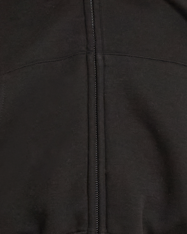 Cotton Fleece Classic Zip Up Hoodie