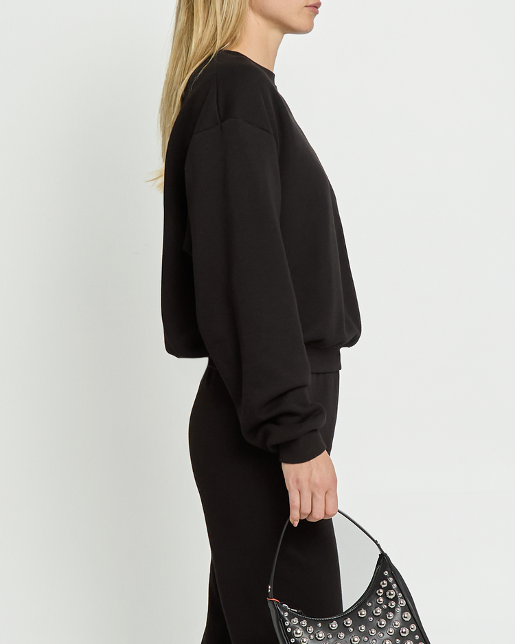 Cotton Fleece Classic Crewneck Sweatshirt