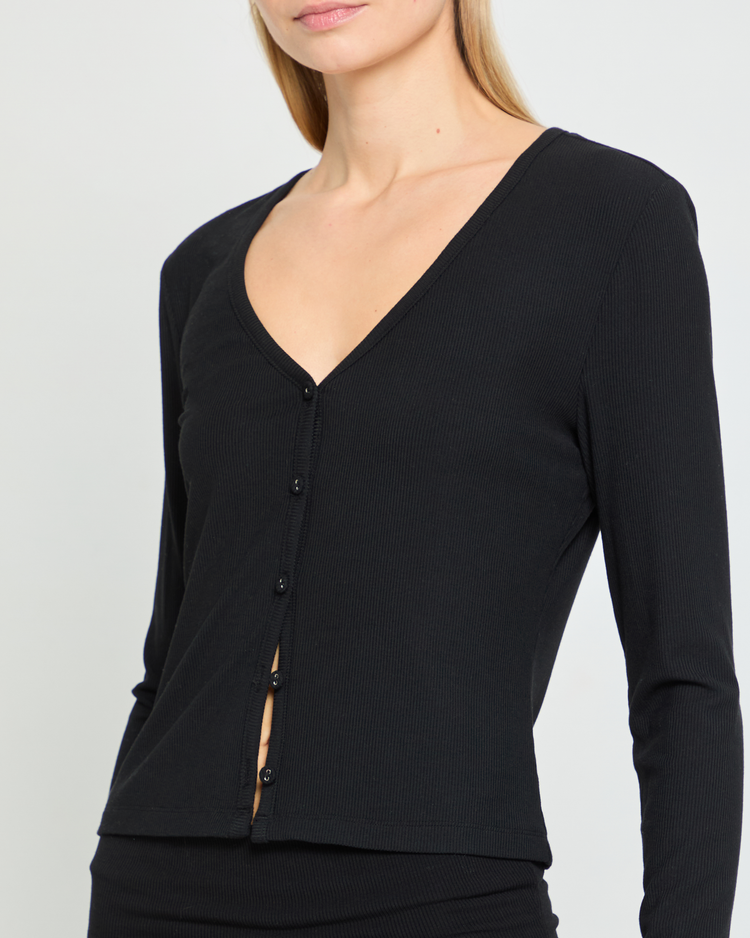 Soft Lounge Long Sleeve Button Up