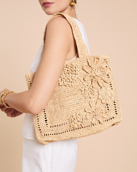 Corsica Handmade Raffia Bag