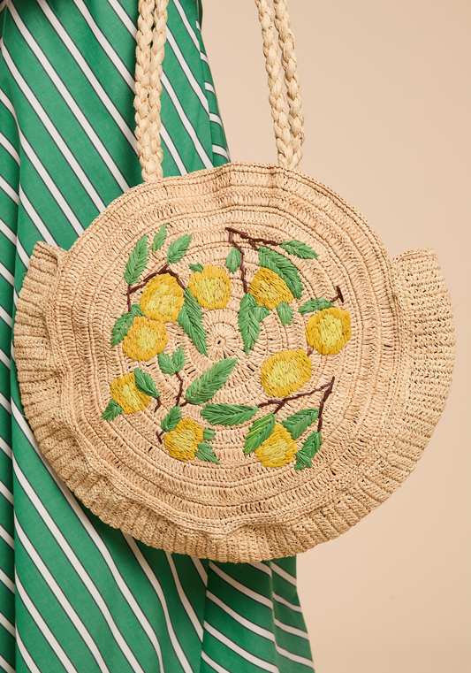 Menton Handmade Raffia Bag