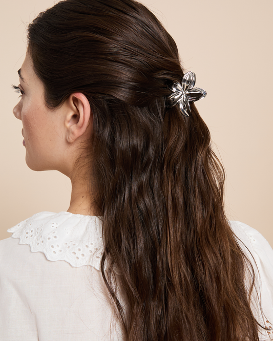 Small Hibiscus Claw Clip