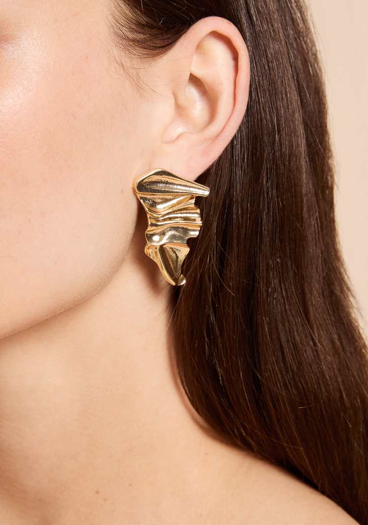 Folded Statement Earring