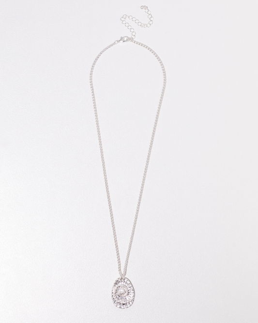 Silver Coastal Shell Necklace