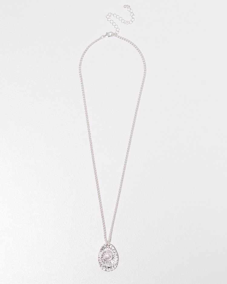 Silver Coastal Shell Necklace