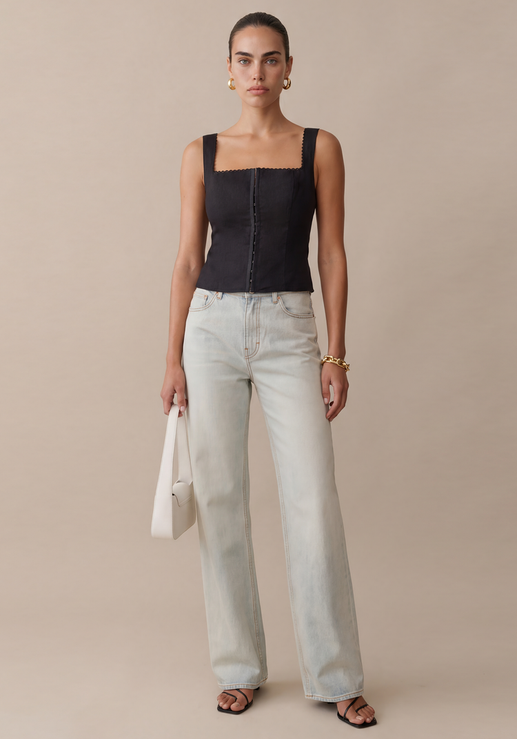 Halley Linen Top