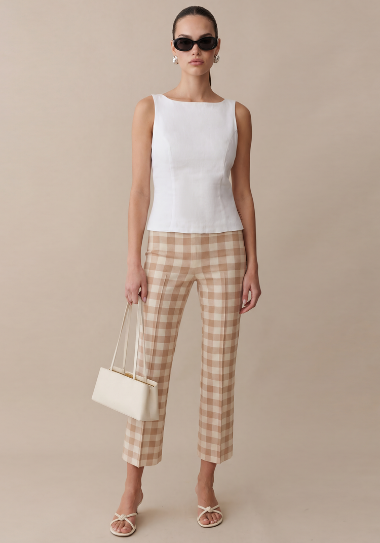 Jessa Linen Top