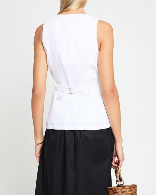 Annabel Linen Vest