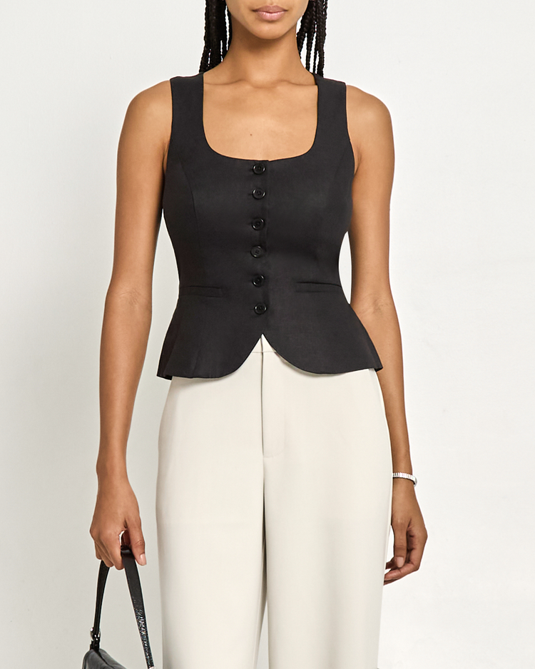 Lola Linen Vest