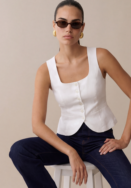 Lola Linen Vest