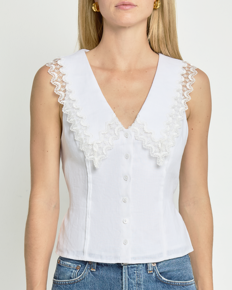 Rosalind Linen Top