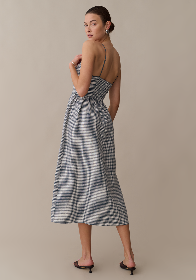 Darya Linen Dress