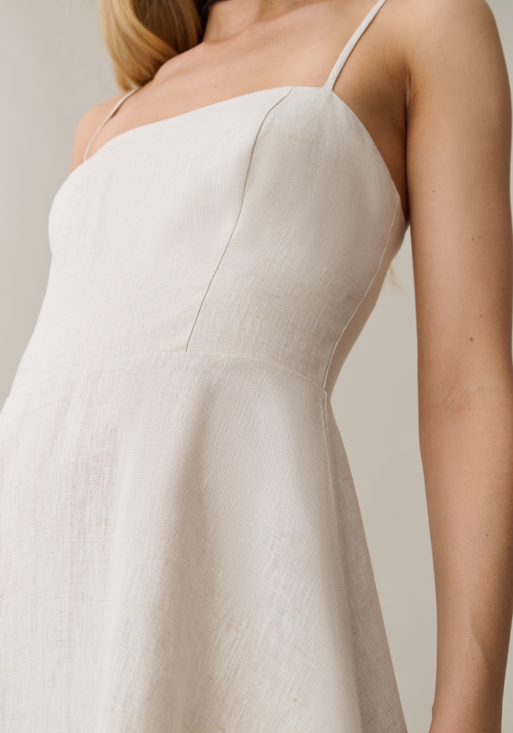 Khalani Linen Dress