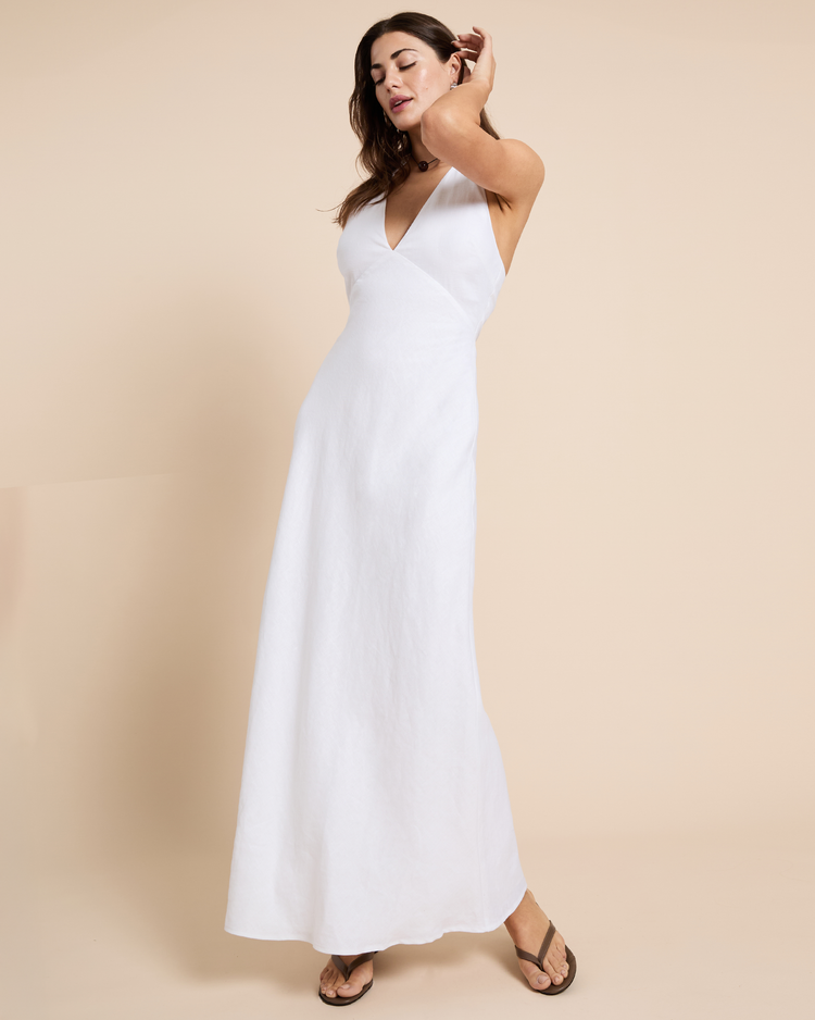 Ashlyn Linen Dress