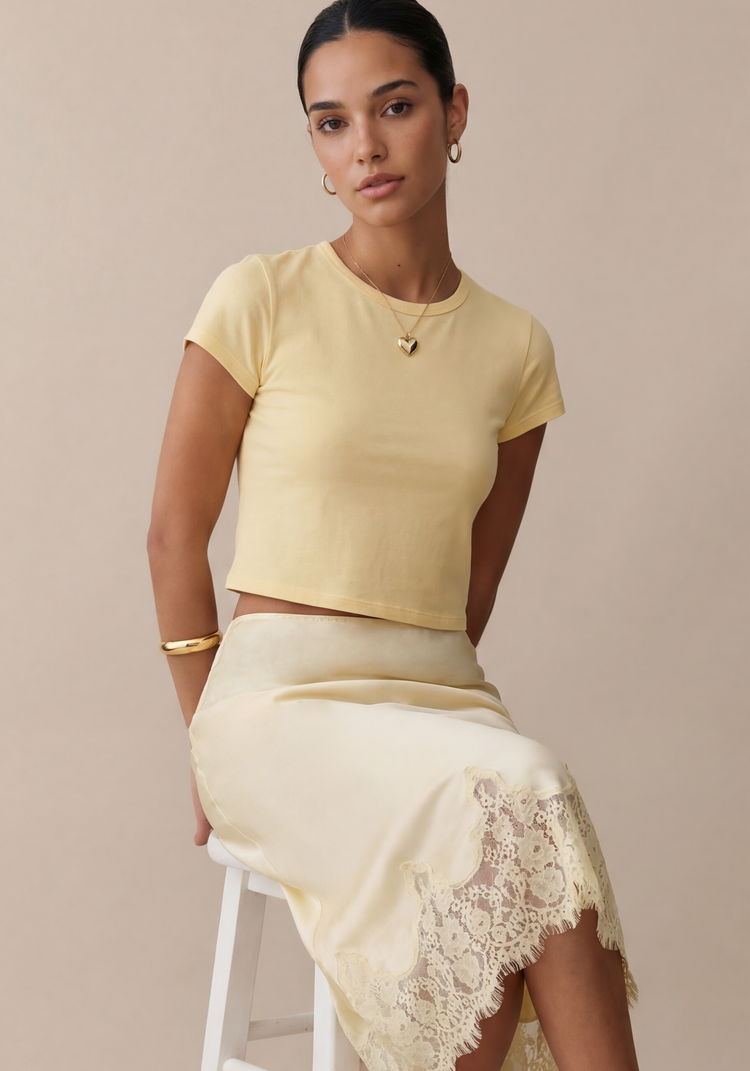 Evren Silk Skirt