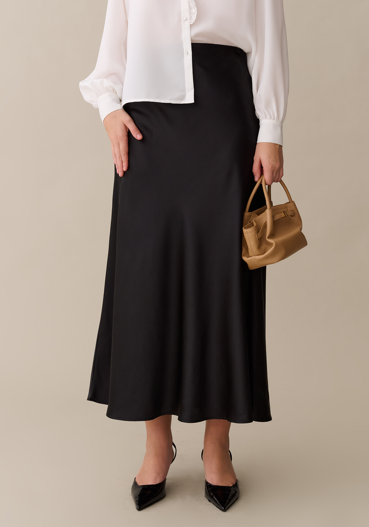 Skylar Silk Maxi Skirt