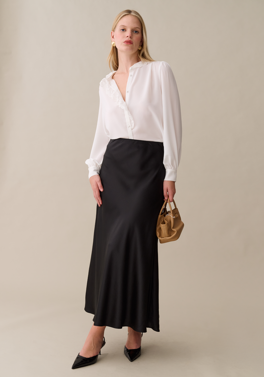 Skylar Silk Maxi Skirt