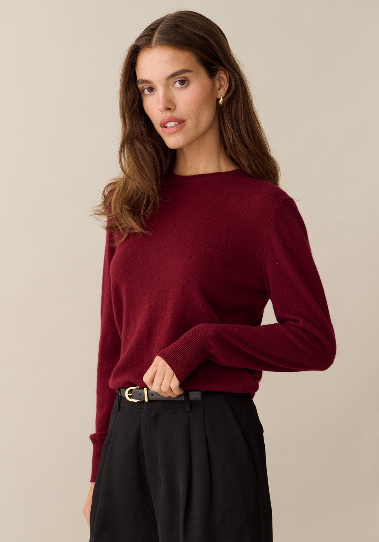 Scarlet Cashmere Sweater