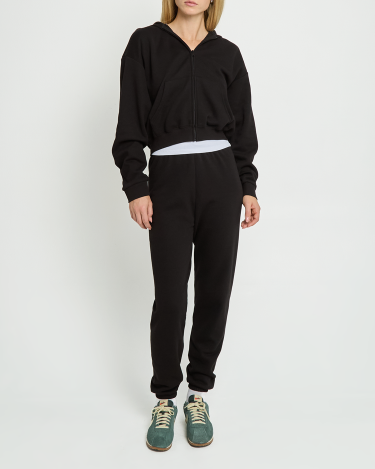 Cotton Fleece Classic Zip Up Hoodie