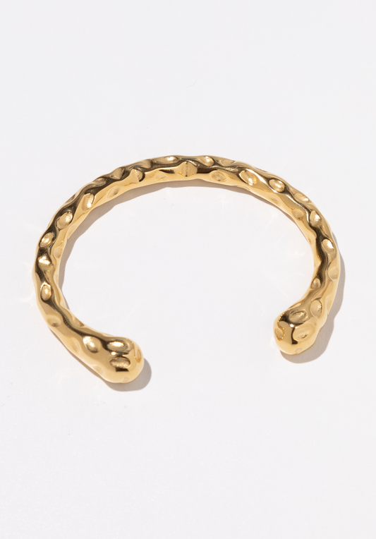 Skinny Hammered Cuff Bracelet
