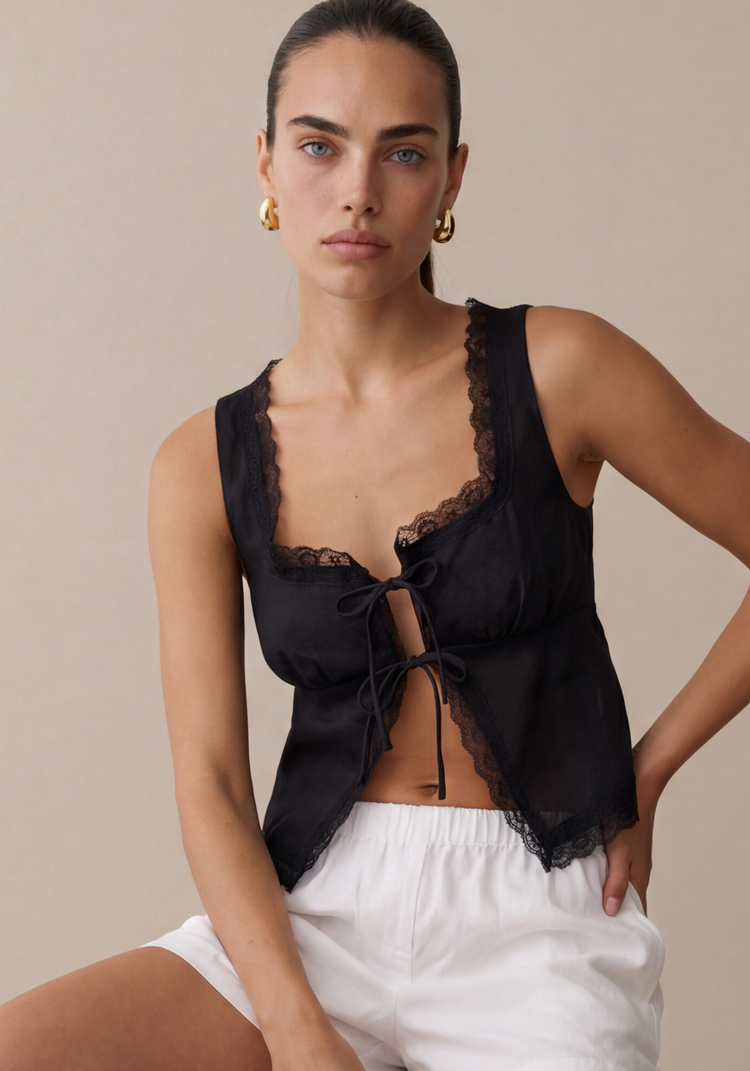Odette Linen Top