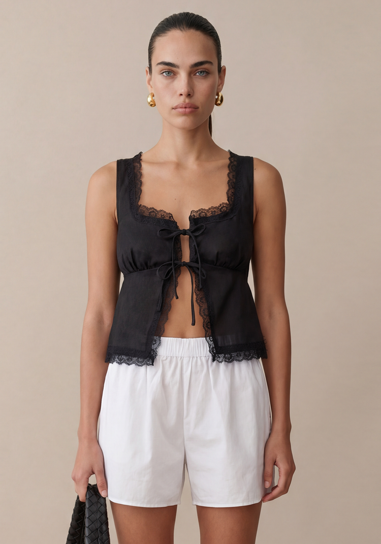Odette Linen Top