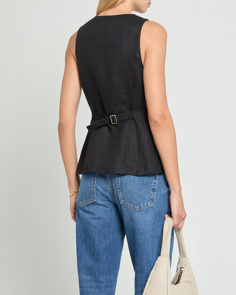 Annabel Linen Vest