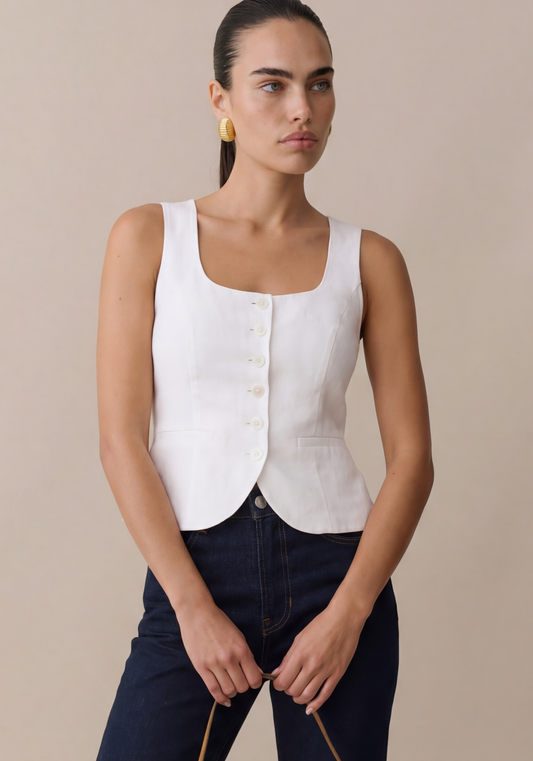 Lola Linen Vest
