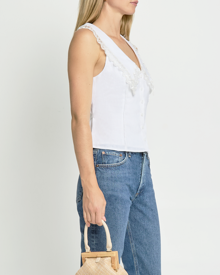 Rosalind Linen Top