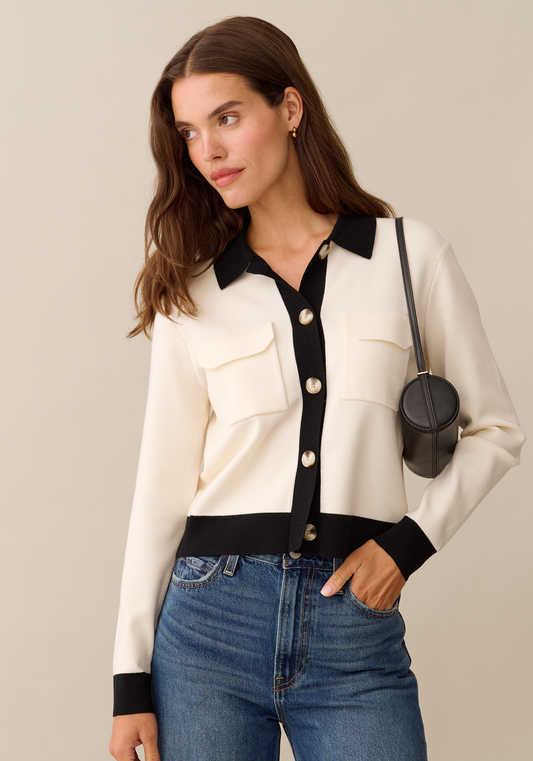 Celia Merino Wool Cardigan