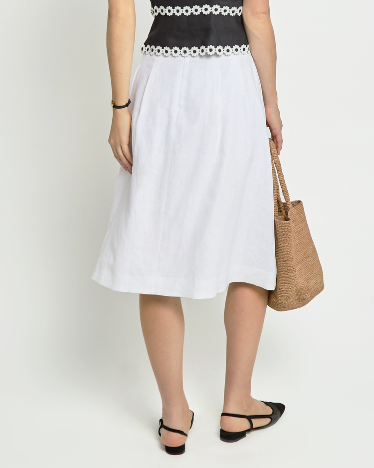 Lucie Linen Skirt