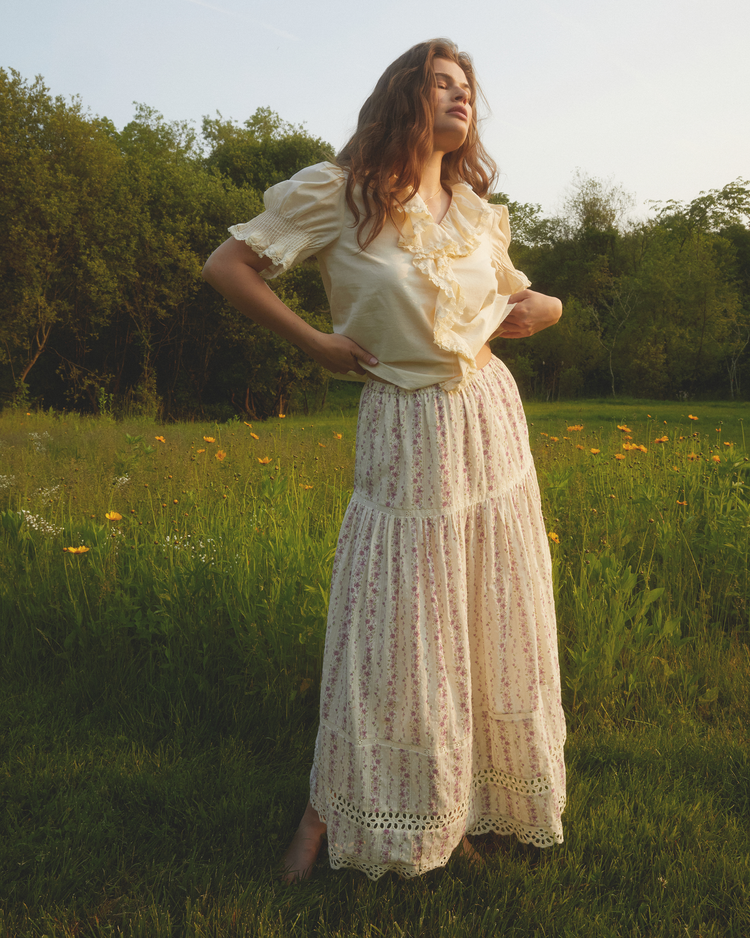 Eliette Cotton Skirt