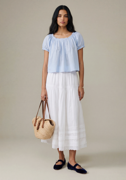 Isaline Cotton Top