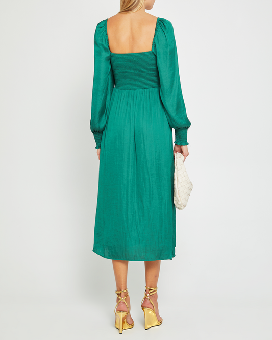 Classic Smocked Maxi Dress (to clear)