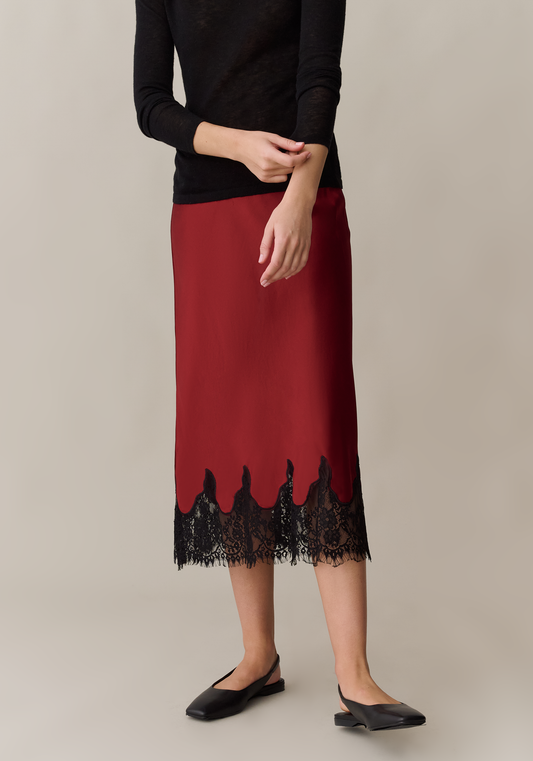 Evren Silk Skirt