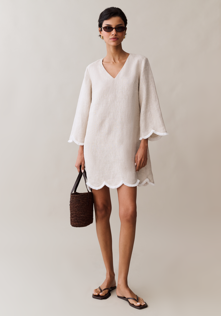 Rebekah Linen Dress